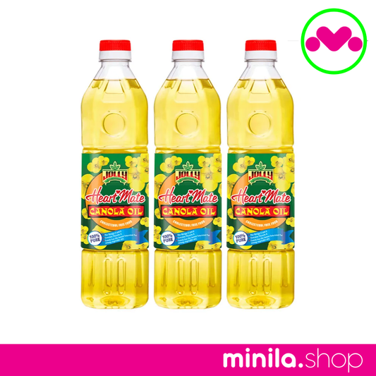 Jolly Heart Mate Canola Oil PET 1L x 3