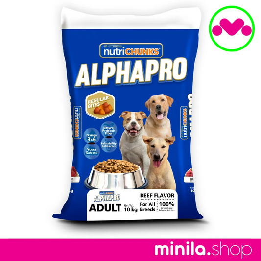 ALPHAPRO Regular Bites Adult Beef 10kg