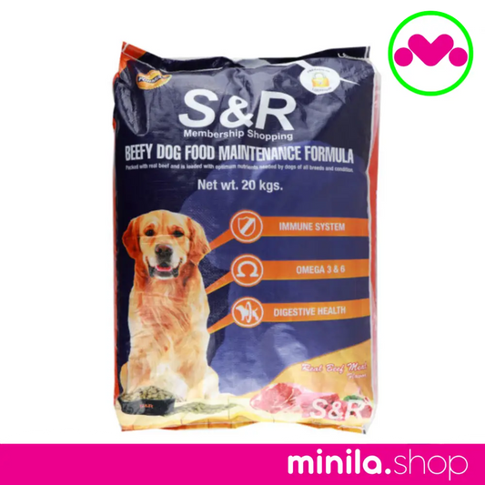 S&R Beefy Dog Food Maintenance Formula Dry Dog Food 20kg