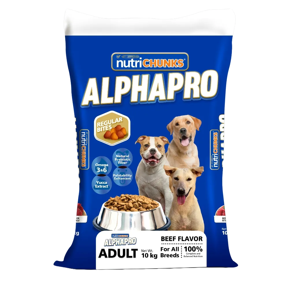 ALPHAPRO Regular Bites Adult Beef 10kg