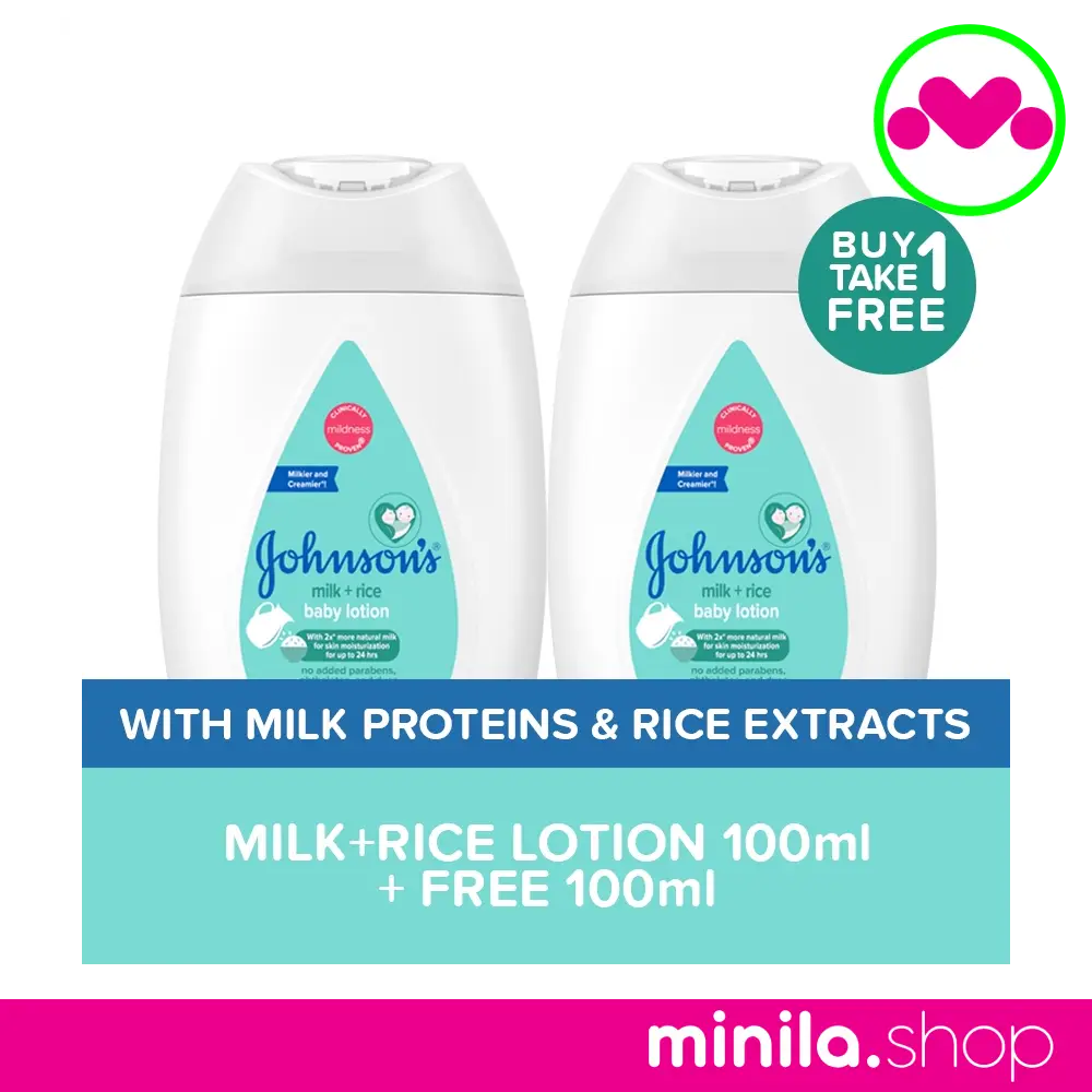 Buy 1 Take 1 Johnson's Milk+Rice Lotion 100ml