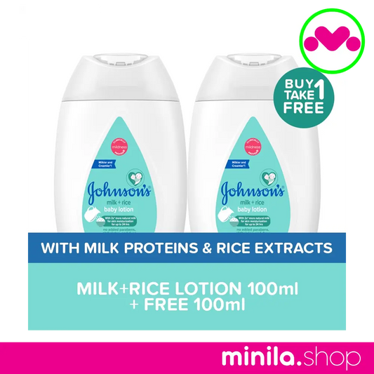 Buy 1 Take 1 Johnson's Milk+Rice Lotion 100ml