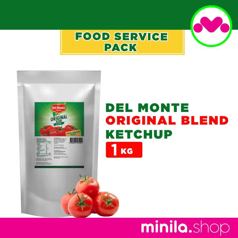 Del Monte Food Service Pack Original Blend Ketchup 1kgs