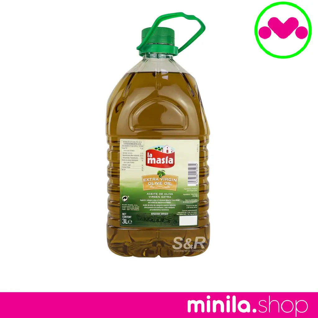 La Masia Extra Virgin Olive Oil 3L