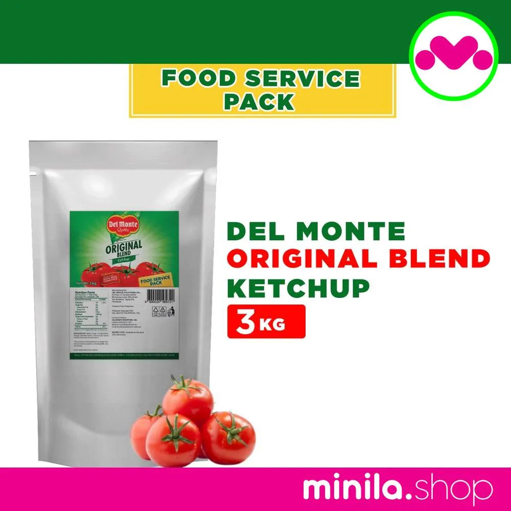 Del Monte Food Service Pack Original Blend Ketchup 3kgs