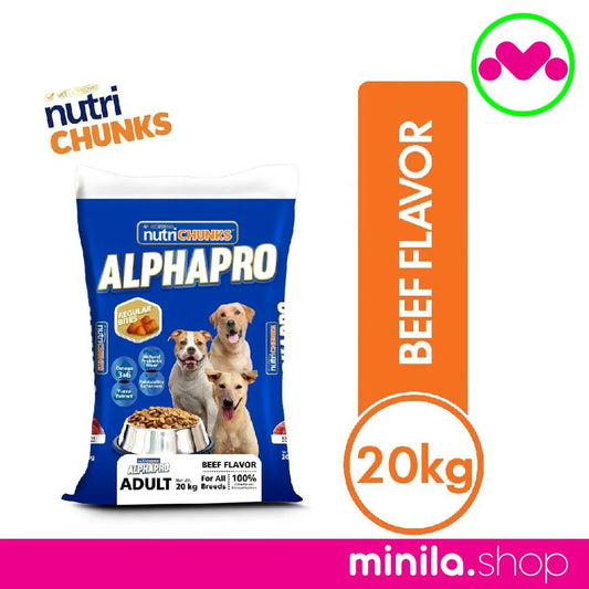 ALPHAPRO Regular Bites Adult Beef 20kg