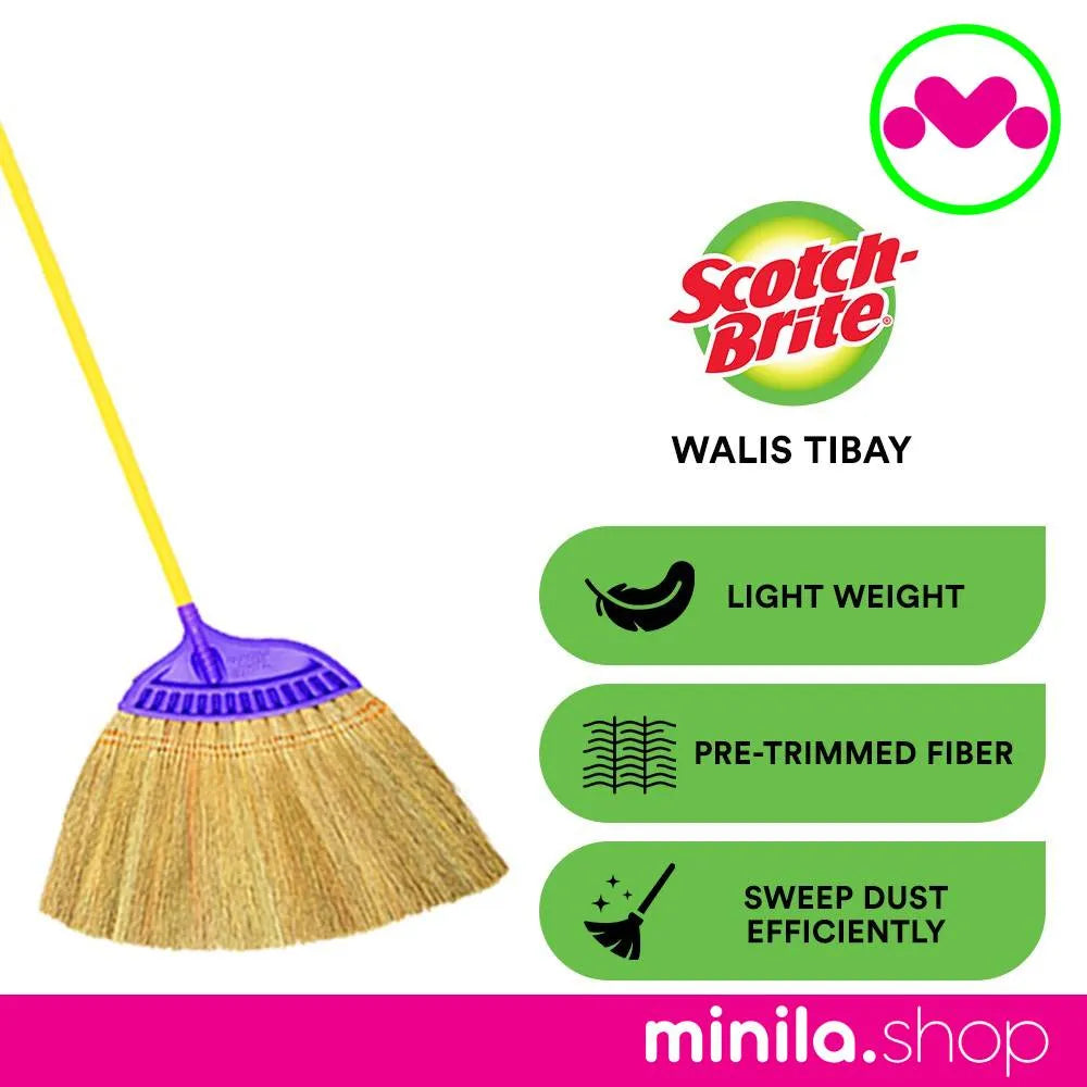 3M™ Scotch-Brite® Walis Tibay, Lightweight, 1 pc/pack, For sweeping floors, ceilings, walls