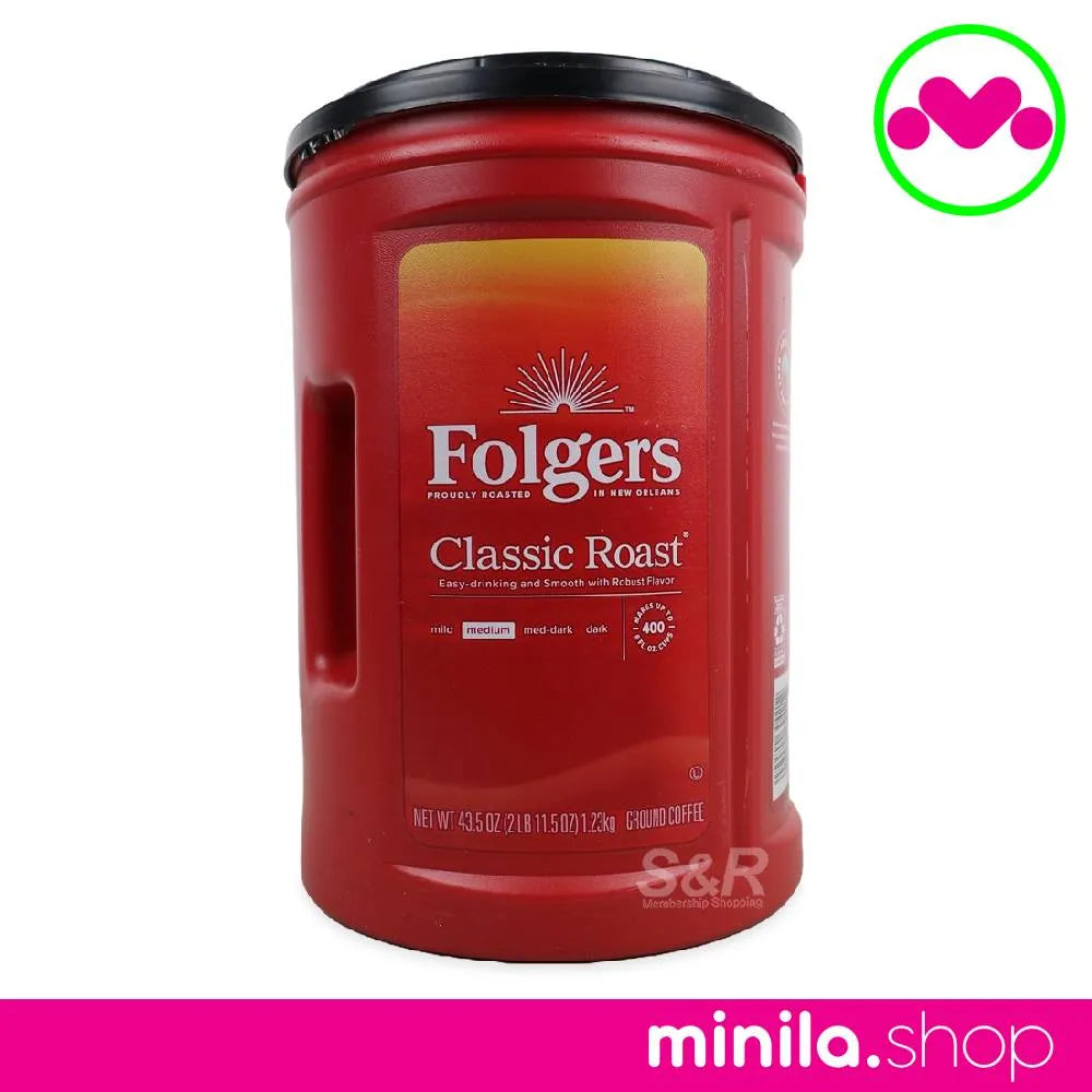 Folger's Classic Roast Ground Coffee 1.23kg