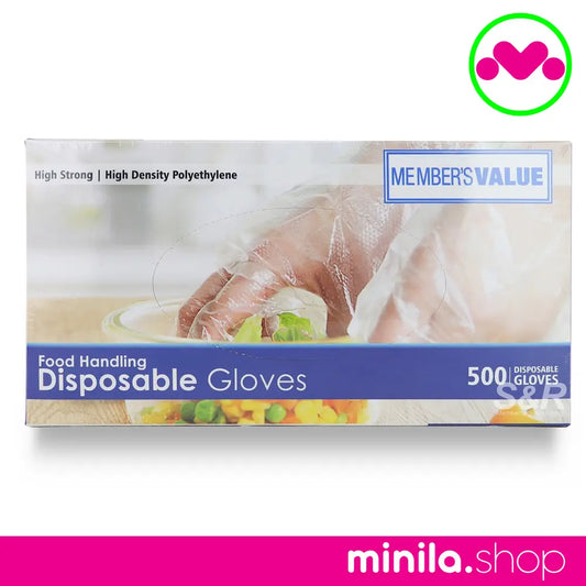 Member's Value Food Handling Disposable Gloves 500pcs