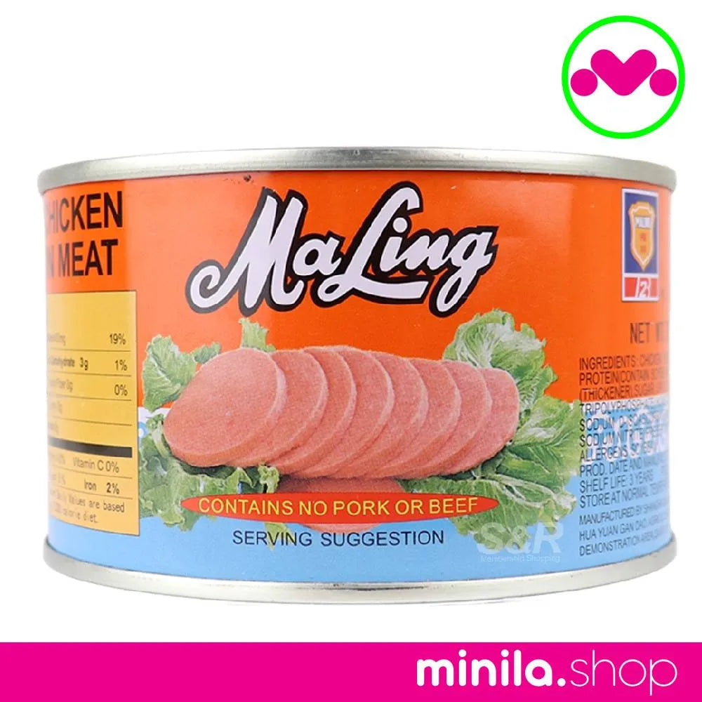 Ma Ling Canned Chicken Luncheon Meat 397g